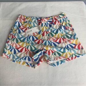 Molly Bracken Colorful Geometric High Waist Shorts
